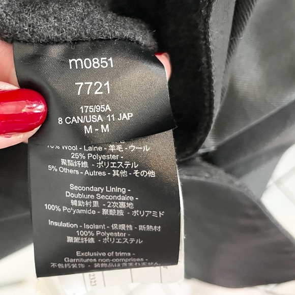 Revolve x m0851 Women’s Jacket Wool lining Lustrous Motorcycle Sz M - Picture 6 of 16